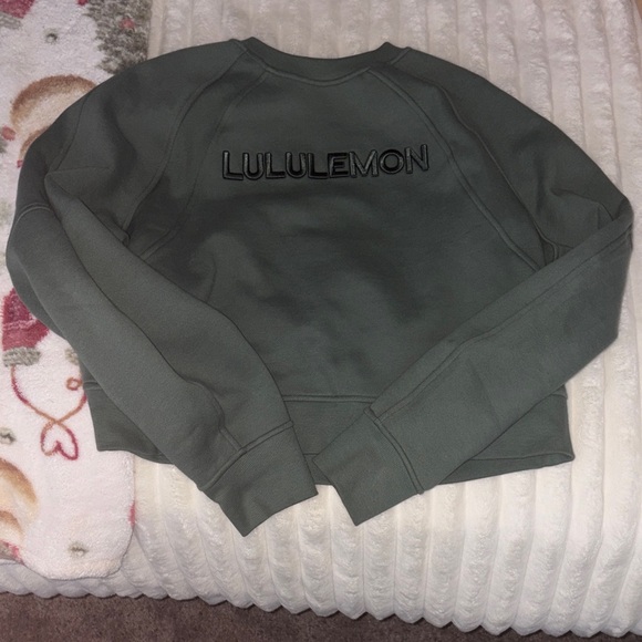 lululemon athletica Tops - Lululemon Green Sweatshirt